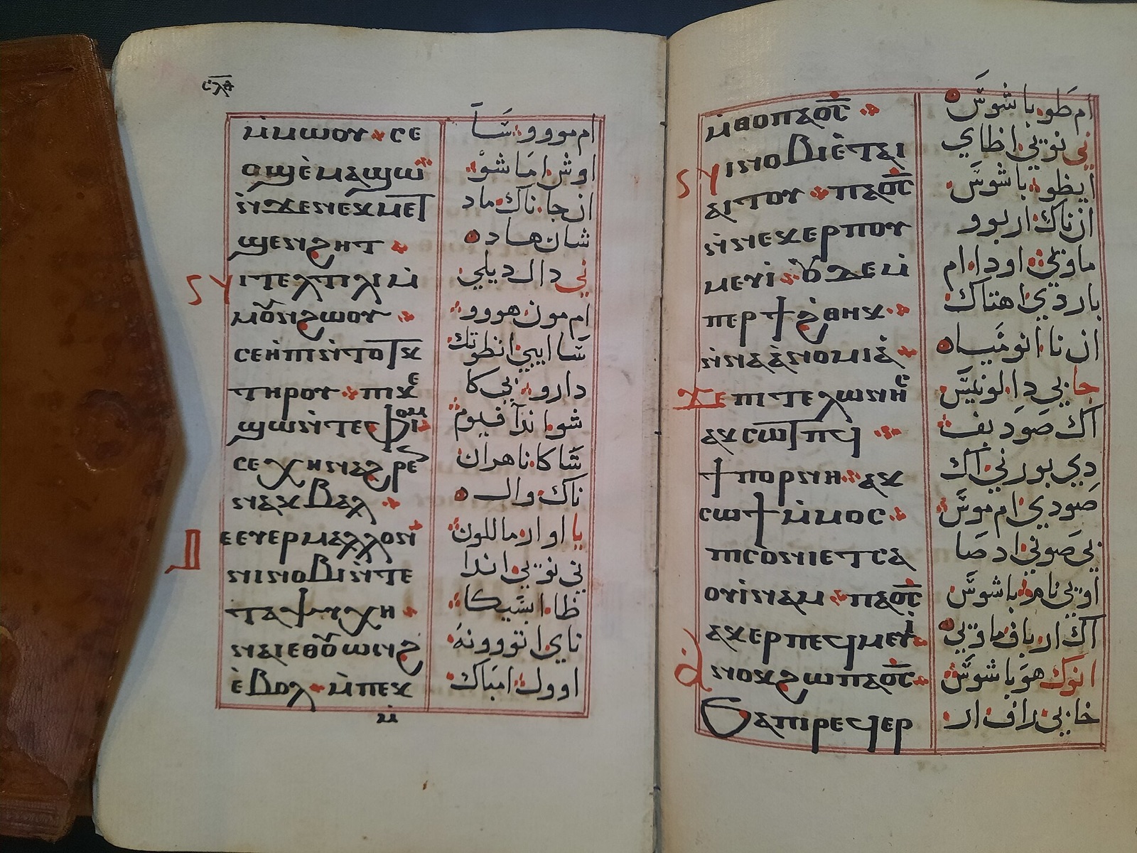 Coptic psalmody written in Arabic letters