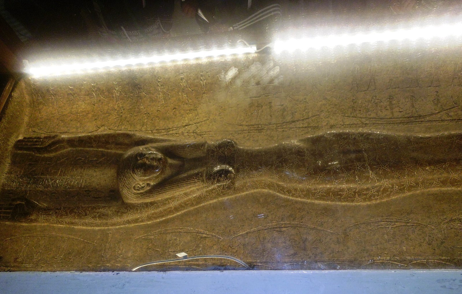 Gallery interior at the Egyptian Museum in Tahrir